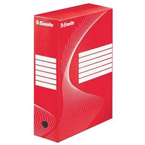 Esselte A4/Foolscap Standard Archiving Box, Red, Pack of 25 Esselte A4/Foolscap Standard Archiving Box, Red, Pack of 25