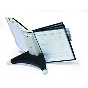 Durable SHERPA Display Panel Desk Unit Includes 10 A4 Panels and Tabs In Black and Grey Ideal for Storing and Display ing A4 Documents Durable SHERPA Display Panel Desk Unit Includes 10 A4 Panels and Tabs In Black and Grey Ideal for Storing and Display ing A4 Documents