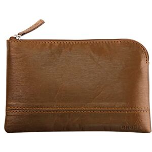 Rhodia 116519C Faux Leather Zipped Pouch Bronze Size S (11 x 17 cm) Genuine Stitching Orange Fabric Inside Storage for Documents, Small Supplies Rhodia 116519C Faux Leather Zipped Pouch Bronze Size S (11 x 17 cm) Genuine Stitching Orange Fabric Inside Storage for Documents, Small Supplies