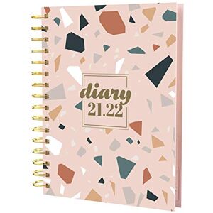Collins Scandi A5 Day To Page 2021/22 Mid Year Diary Pink Terrazzo Collins Scandi A5 Day To Page 2021/22 Mid Year Diary Pink Terrazzo