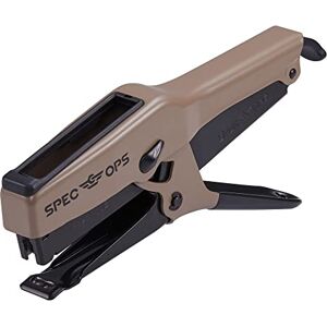 Spec Ops Tools Elite Duty Packaging Plier Stapler, 7/16 Crown, 1/4"" 3/8"" Leg Length Staples, 3% Donated to Veterans, Black/tan Spec Ops Tools Elite Duty Packaging Plier Stapler, 7/16 Crown, 1/4"" 3/8"" Leg Length Staples, 3% Donated to Veterans, Black/tan
