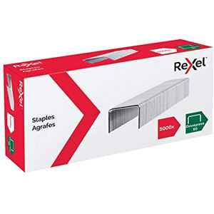 Rexel 2115685 Omnipress 60 Slim Wire Staples, For up to 60 Sheets, Use with the Omnipress SO60 Stapler, Pack of 5000,Silver Rexel 2115685 Omnipress 60 Slim Wire Staples, For up to 60 Sheets, Use with the Omnipress SO60 Stapler, Pack of 5000,Silver