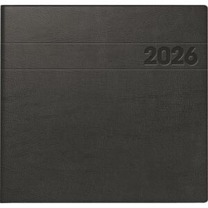 BRUNNEN Book Calendar Model 766 2026 210 x 205 mm, Plastic, Black BRUNNEN Book Calendar Model 766 2026 210 x 205 mm, Plastic, Black