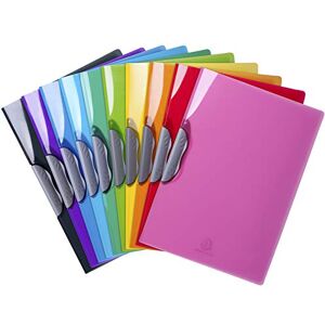 Exacompta Ref 45670E Iderama Collection Semi-Rigid PP Presentation Clip Folder Suitable for A4 Documents, 0.5mm Polypropylene Assorted Colours (Pack of 20) Exacompta Ref 45670E Iderama Collection Semi-Rigid PP Presentation Clip Folder Suitable for A4 Documents, 0.5mm Polypropylene Assorted Colours (Pack of 20)