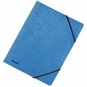 Esselte Rainbow Elasticated Folder, A4, Blue, Pack of 25, 44201 Esselte Rainbow Elasticated Folder, A4, Blue, Pack of 25, 44201