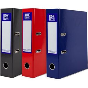 Oxford A4 Lever Arch Files, Red, Black and Blue, Heavy Duty Folders, Laminated Paper on Board (Pack of 3) Oxford A4 Lever Arch Files, Red, Black and Blue, Heavy Duty Folders, Laminated Paper on Board (Pack of 3)