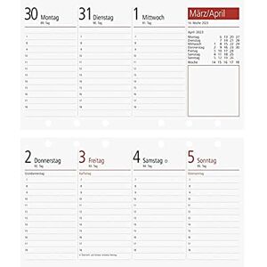 rido/idé Weekly Replacement Calendar Model TM 17/contacter 2023 Sheet Size 8.7 x 15.3 cm White rido/idé Weekly Replacement Calendar Model TM 17/contacter 2023 Sheet Size 8.7 x 15.3 cm White
