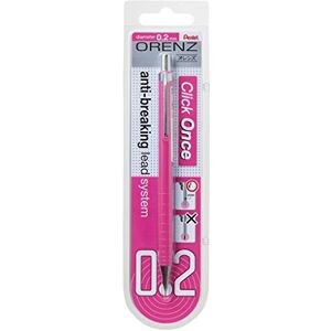 Pentel Mechanical Pencil Orenz 100% Shatterproof in Blister Card 0.2mm Pink Pentel Mechanical Pencil Orenz 100% Shatterproof in Blister Card 0.2mm Pink