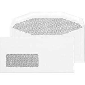 Blake Purely Everyday DL+ 114 x 235 mm 90 gsm Mailer Gummed Low Window Envelopes (3995BW) White Pack of 1000 Blake Purely Everyday DL+ 114 x 235 mm 90 gsm Mailer Gummed Low Window Envelopes (3995BW) White Pack of 1000