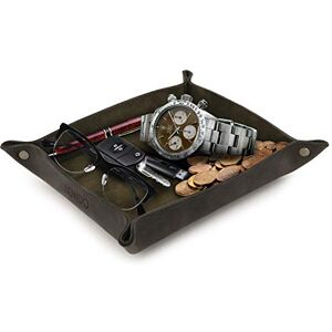 LONDO Genuine Leather Tray Organizer Storage for Wallets Watches Keys Coins Cell Phones and Office Equipment LONDO Genuine Leather Tray Organizer Storage for Wallets Watches Keys Coins Cell Phones and Office Equipment