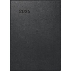 BRUNNEN Pocket Calendar Model 736 2026 A6, Plastic, Black BRUNNEN Pocket Calendar Model 736 2026 A6, Plastic, Black