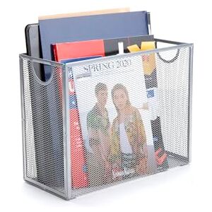 Mind Reader Metal Mesh Storage Basket for Letters, Legal Documents, Filing, Folders, Office Organization, Silver Mind Reader Metal Mesh Storage Basket for Letters, Legal Documents, Filing, Folders, Office Organization, Silver