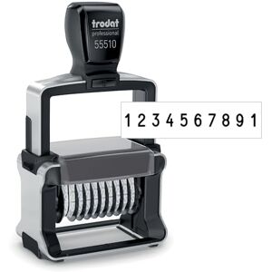 Trodat Professional 55510 Numberer Self Inking Stamp,Black,Medium Trodat Professional 55510 Numberer Self Inking Stamp,Black,Medium