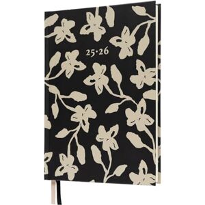 Kokonote A5 Academic Diary 2025-2026 Week To View Midnight Dahlia Academic Planner 2025-2026 With Ribbon Bookmarks, Student Essentials For University, Back To School Supplies Kokonote A5 Academic Diary 2025-2026 Week To View Midnight Dahlia Academic Planner 2025-2026 With Ribbon Bookmarks, Student Essentials For University, Back To School Supplies