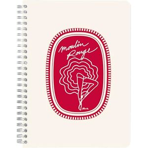 Clairefontaine 812434C Moulin Rouge Spiral Notebook A5 14.8x21 cm 148 Lined Pages White Paper 90g Moulin Rouge Collection 4 visuals, Random delivery Clairefontaine 812434C Moulin Rouge Spiral Notebook A5 14.8x21 cm 148 Lined Pages White Paper 90g Moulin Rouge Collection 4 visuals, Random delivery
