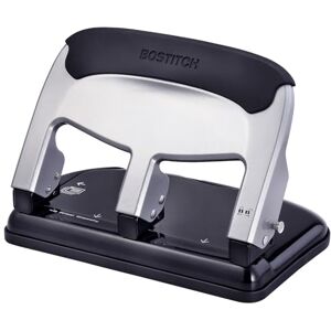 Bostitch Office EZ Squeeze Heavy Duty 3 Hole Punch, 40-Sheet Capacity, Use Less Force, Perfect for Home Office School Supplies, Sleek Design, Silver Bostitch Office EZ Squeeze Heavy Duty 3 Hole Punch, 40-Sheet Capacity, Use Less Force, Perfect for Home Office School Supplies, Sleek Design, Silver