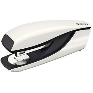 Leitz Stapler, 30 Sheet Capacity, Ergonomic Metal Body, Includes Staples, WOW Range, 55021001 Pearl White Leitz Stapler, 30 Sheet Capacity, Ergonomic Metal Body, Includes Staples, WOW Range, 55021001 Pearl White