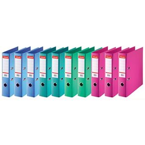 Esselte 624178 Ring Binders with Standard Spine 75 mm Pack of 10 Assorted Fashion Esselte 624178 Ring Binders with Standard Spine 75 mm Pack of 10 Assorted Fashion