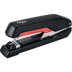Rexel Supreme S17 Full Strip Stapler, 30 Sheet Capacity, Flat Clinch Stapling, Uses 24/6 and 26/6 Staples, Metal Body, Black/Red, 2115674 Rexel Supreme S17 Full Strip Stapler, 30 Sheet Capacity, Flat Clinch Stapling, Uses 24/6 and 26/6 Staples, Metal Body, Black/Red, 2115674