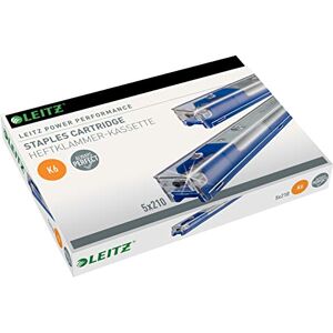 Leitz 55910000 K6 Power Performance Stapler Cartridge, 25 Sheet Capacity, Strong Steel, 1050 Staples, Length 6 mm Blue Leitz 55910000 K6 Power Performance Stapler Cartridge, 25 Sheet Capacity, Strong Steel, 1050 Staples, Length 6 mm Blue
