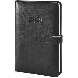 Chronoplan 50826 Book Calendar 2026 (Diary A6 (95 x 145 mm) Hardcover Made of High-Quality Imitation Leather, Weekly Planner, 1 Week on 2 Pages, Includes Magnetic Closure, Pen Holder, Black Chronoplan 50826 Book Calendar 2026 (Diary A6 (95 x 145 mm) Hardcover Made of High-Quality Imitation Leather, Weekly Planner, 1 Week on 2 Pages, Includes Magnetic Closure, Pen Holder, Black