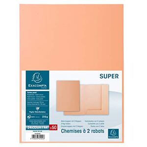 Exacompta Ref 332002E Super 210 2-Flap Folders 240 x 320mm in Size, Suitable for Holding A4 Documents, 210gsm Card, 2 Internal Flaps Buff (Pack of 50) Exacompta Ref 332002E Super 210 2-Flap Folders 240 x 320mm in Size, Suitable for Holding A4 Documents, 210gsm Card, 2 Internal Flaps Buff (Pack of 50)