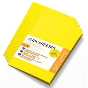 Ophituria Yellow A4 Cardboard Folder - Document Organizer Ophituria Yellow A4 Cardboard Folder - Document Organizer