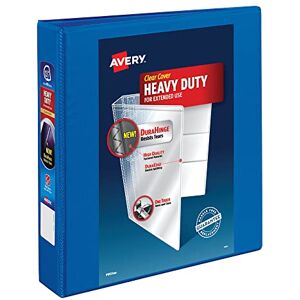 Avery Heavy Duty View 3 Ring Binder, 1.5" One Touch Slant Ring, Holds 8.5" x 11" Paper, 1 Pacific Blue Binder (79722) Avery Heavy Duty View 3 Ring Binder, 1.5" One Touch Slant Ring, Holds 8.5" x 11" Paper, 1 Pacific Blue Binder (79722)