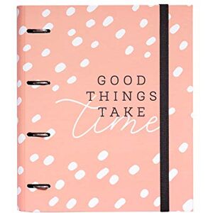 Grupo Erik 4 Ring Binder A4 Glitter Gold Dreams 10.6 x 12.6 inches 27 x 32 cm A4 Ring Binder Folder, Document Folder Cute Stationery Gifts Grupo Erik 4 Ring Binder A4 Glitter Gold Dreams 10.6 x 12.6 inches 27 x 32 cm A4 Ring Binder Folder, Document Folder Cute Stationery Gifts