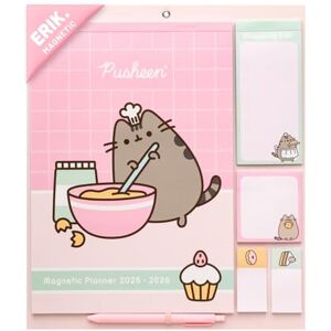 Grupo Erik Magnetic Planner For Fridge Pusheen Gifts For Family Magnetic Calendar With Stickers, Pen, Shopping List, Sticky Notes Family Planner 2026 16 Months Sep 2025 Dec 2026 Grupo Erik Magnetic Planner For Fridge Pusheen Gifts For Family Magnetic Calendar With Stickers, Pen, Shopping List, Sticky Notes Family Planner 2026 16 Months Sep 2025 Dec 2026