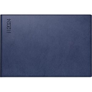 rido/idé Weekly calendar model Septimus 2024, 2 pages = 1 week landscape sheet size 15.2 x 10.2 cm, dark blue, Desk Planner Date Book rido/idé Weekly calendar model Septimus 2024, 2 pages = 1 week landscape sheet size 15.2 x 10.2 cm, dark blue, Desk Planner Date Book