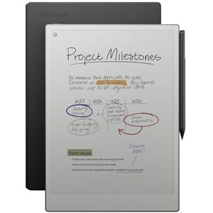 reMarkable Paper Pro Bundle – Leather Folio | 11.8’’ Color Display and Reading Light | Includes reMarkable Paper Pro Paper Tablet, Marker Plus Pen, and Book Folio Case in Black Premium Leather reMarkable Paper Pro Bundle – Leather Folio | 11.8’’ Color Display and Reading Light | Includes reMarkable Paper Pro Paper Tablet, Marker Plus Pen, and Book Folio Case in Black Premium Leather