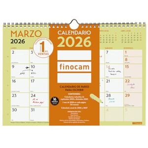 Finocam Wall Calendar 2026 Month View January December 2026 + Sep.- Dec. 2025 (4 months) reduced Calendar 2026 Monthly Planner Grafik English Finocam Wall Calendar 2026 Month View January December 2026 + Sep.- Dec. 2025 (4 months) reduced Calendar 2026 Monthly Planner Grafik English