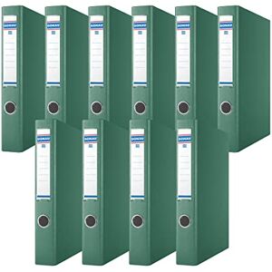 DONAU 3932001PL-06 Ring Binder/Green 2-D-Ring Mechanism 30 mm DIN A4 Ring Binder Cardboard/Plastic Made of 1.9 mm Thick Cardboard with Eco PP 100µ Pack of 10 DONAU 3932001PL-06 Ring Binder/Green 2-D-Ring Mechanism 30 mm DIN A4 Ring Binder Cardboard/Plastic Made of 1.9 mm Thick Cardboard with Eco PP 100µ Pack of 10