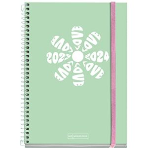 Miquelrius School Diary 23-24, September 2023 to June 2024, Size 15 x 21.3 cm, Day Page, Flowers, Spanish-English Miquelrius School Diary 23-24, September 2023 to June 2024, Size 15 x 21.3 cm, Day Page, Flowers, Spanish-English