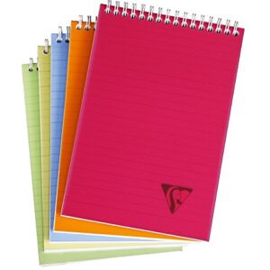 Clairefontaine 328646C Collection LiniColour Fresh Pack of 5 Headed Spiral Pads A5 14,8x21 cm 160 Detachable Lined Pages White Paper 90 g Polypro Cover Random Colours Clairefontaine 328646C Collection LiniColour Fresh Pack of 5 Headed Spiral Pads A5 14,8x21 cm 160 Detachable Lined Pages White Paper 90 g Polypro Cover Random Colours