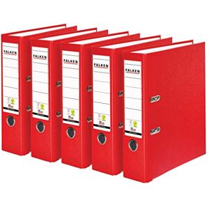 FALKEN Original 5-pack PP-Color plastic folders. Made in Germany. 8 cm wide DIN A4 red Vegan ring binder File folder Letter folder Office folder Plastic folder Slotted folder FALKEN Original 5-pack PP-Color plastic folders. Made in Germany. 8 cm wide DIN A4 red Vegan ring binder File folder Letter folder Office folder Plastic folder Slotted folder