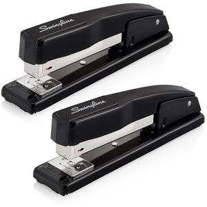 Swingline Commercial Stapler, 20 Sheet Capacity, Jam Free, Metal, 2 Pack, Black (44401AZ) Swingline Commercial Stapler, 20 Sheet Capacity, Jam Free, Metal, 2 Pack, Black (44401AZ)