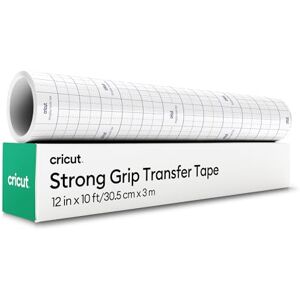 Cricut StrongGrip Transfer Tape for Vinyl 3 m (10 ft) High Tack Clear Transfer Paper Perfect for Glitter Vinyl, Holographic Vinyl & Textured Surfaces Ideal for Signs, Glass & DIY Projects Cricut StrongGrip Transfer Tape for Vinyl 3 m (10 ft) High Tack Clear Transfer Paper Perfect for Glitter Vinyl, Holographic Vinyl & Textured Surfaces Ideal for Signs, Glass & DIY Projects