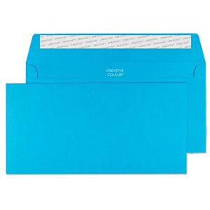 Blake Creative Colour DL+ 114 x 229 mm 120 gsm Peel & Seal Wallet Envelopes (210) Caribbean Blue Pack of 500 Blake Creative Colour DL+ 114 x 229 mm 120 gsm Peel & Seal Wallet Envelopes (210) Caribbean Blue Pack of 500