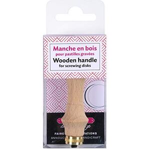 Jacques Herbin 40601T A Wooden Handle for Screw Discs and Sealing Natural Wood Version Manufactured in France Creative Art Tool Wax Stamp Accessory Jacques Herbin 40601T A Wooden Handle for Screw Discs and Sealing Natural Wood Version Manufactured in France Creative Art Tool Wax Stamp Accessory