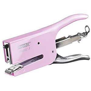 Rapid Retro K1 Stapling Pliers, 50 Sheet Capacity, Stapling and Pinning, Uses 24/6 and 24/8 mm Staples, Metal, Strawberry Cream, 5000493 Rapid Retro K1 Stapling Pliers, 50 Sheet Capacity, Stapling and Pinning, Uses 24/6 and 24/8 mm Staples, Metal, Strawberry Cream, 5000493