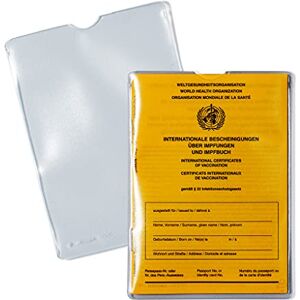 HERMA 5020 Transparent ID Cover, 25 Card Sleeves, Vaccination Certificate Cover for New Vaccination Card, Vaccination Book, ID Holder for Protection for Tickets and Children's IDs, Transparent Plastic HERMA 5020 Transparent ID Cover, 25 Card Sleeves, Vaccination Certificate Cover for New Vaccination Card, Vaccination Book, ID Holder for Protection for Tickets and Children's IDs, Transparent Plastic
