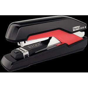 Rapid Supreme Omnipress SO60 Full Strip Stapler, 60 Sheet Capacity, Low Effort Stapling, Super Flat Clinch Stapling, Includes Staples, Black/Red, 5000553 Rapid Supreme Omnipress SO60 Full Strip Stapler, 60 Sheet Capacity, Low Effort Stapling, Super Flat Clinch Stapling, Includes Staples, Black/Red, 5000553