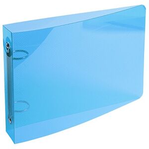Exacompta Ref. 51092E Box of 10 semi-rigid PP binders 2 round rings diam 25 mm outer dimensions 165 x 240 mm spine 35 mm file formats 125x200 mm and 148x210 mm blue color Exacompta Ref. 51092E Box of 10 semi-rigid PP binders 2 round rings diam 25 mm outer dimensions 165 x 240 mm spine 35 mm file formats 125x200 mm and 148x210 mm blue color