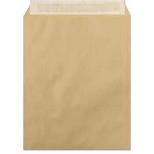 Clairefontaine 5755C Pack of 50 Kraft Milleraies Brown Size: 24-260x330 mm Self-adhesive 90g/m² Envelopes Correspondence Manufactured in France Clairefontaine 5755C Pack of 50 Kraft Milleraies Brown Size: 24-260x330 mm Self-adhesive 90g/m² Envelopes Correspondence Manufactured in France