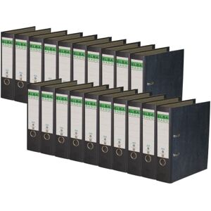 Elba 100081018 20x Recycled Folder Cloudy Marble 8 cm Wide DIN A4 Black Spine Green Bar Folder Blue Angel Certified Elba 100081018 20x Recycled Folder Cloudy Marble 8 cm Wide DIN A4 Black Spine Green Bar Folder Blue Angel Certified