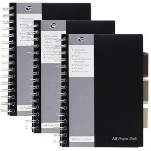 Pukka Pad s SBPROBA5 A5 Project Book Silver (Pack of 3) Pukka Pad s SBPROBA5 A5 Project Book Silver (Pack of 3)