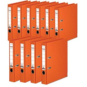 FALKEN Original 10-pack Chromocolor premium folders. Made in Germany. Plastic cover outside and inside 5 cm wide DIN A4 orange ring binder file folder letter file office folder plastic folder FALKEN Original 10-pack Chromocolor premium folders. Made in Germany. Plastic cover outside and inside 5 cm wide DIN A4 orange ring binder file folder letter file office folder plastic folder