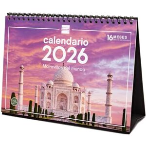 Finocam Desktop Calendar 2026 Month View January December 2026 + Sep.- Dec. 2025 (4 months) reduced Calendar 2026 Images Wonders of the World English Finocam Desktop Calendar 2026 Month View January December 2026 + Sep.- Dec. 2025 (4 months) reduced Calendar 2026 Images Wonders of the World English